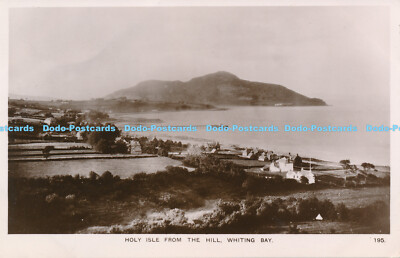 R181296 Holy Isle from the Hill. Whiting Bay. Holmes. RP