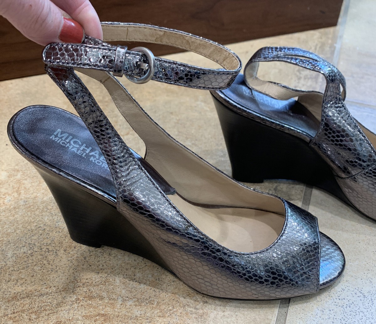 Moonchild Statement Heels 2021 Michael Kors Women Silver Leather