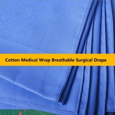 Cotton Medical Wrap Blue Breathable Surgical Instruments Cloth Surgical Drape