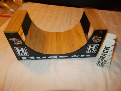 Hudson HUD Skateboard Fingerpark Rampe Half Pipe Rack VINTAGE