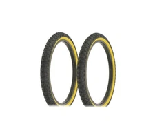 ALTALINE Bicycle TIRES  20" x 2.125" BLACK/GUM COMP III STYLE (2) TIRES BMX Bike