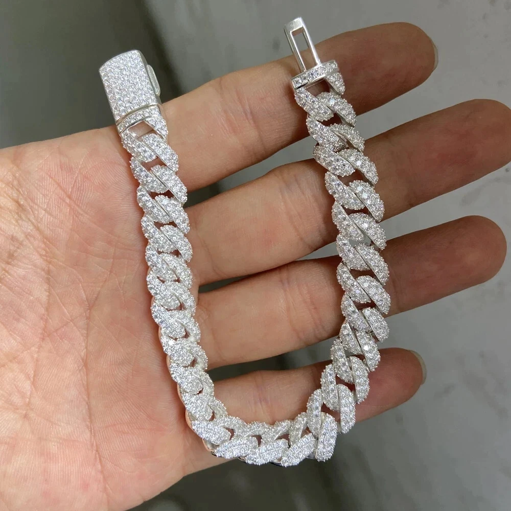 Iced out bracelet best sale ebay
