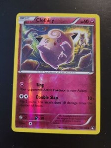 Pokemon TCG Card 2016 XY BREAKpoint Clefairy 81/122 Reverse Holo