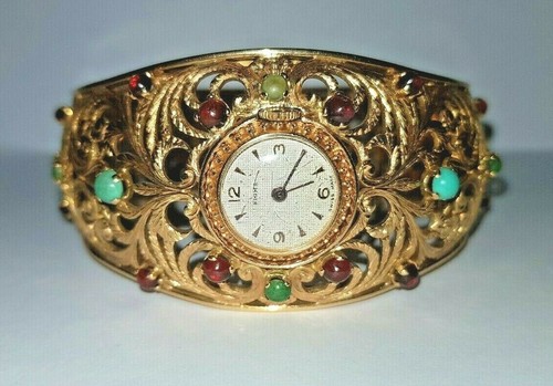 ventage bracciale con orologio SIGMA oro 18KT diamanti SVIZZERA1950  meccanico | eBay
