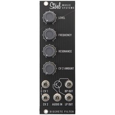 Voltage Controlled Discrete Filter in Dark Mode VCF Eurorack Stoel Music Systems