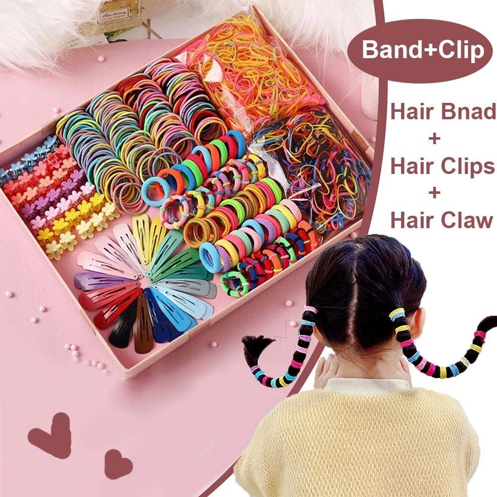 Clip Elastic Rubber Band Hair Accessorie Set Hairpins Hair Claws