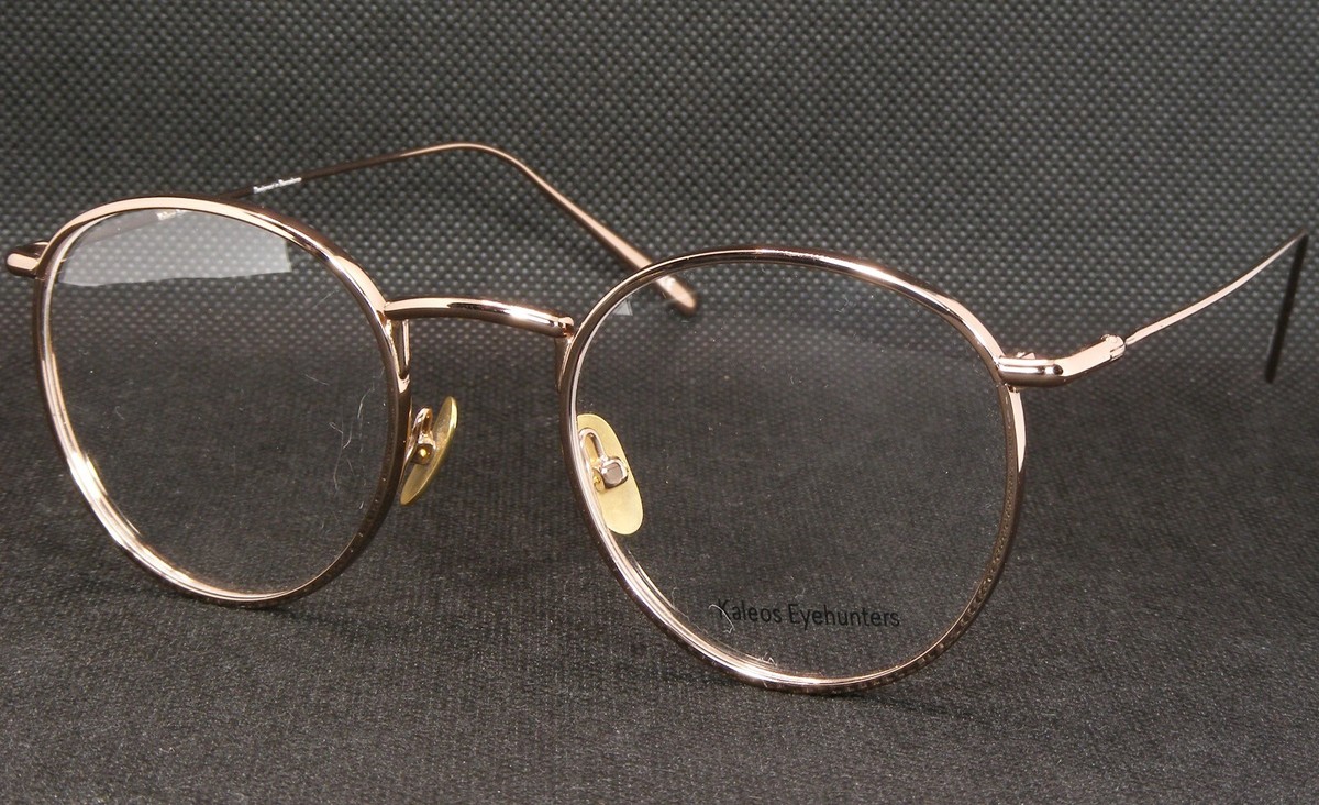 Kaleos Radmann C-003 Gold UNIQUE EYEGLASSES GLASSES TITANIUM FRAME