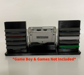 Gameboy Advance SP Nintendo & 18 Game Cartridge Display ONLY (Customize Colors)