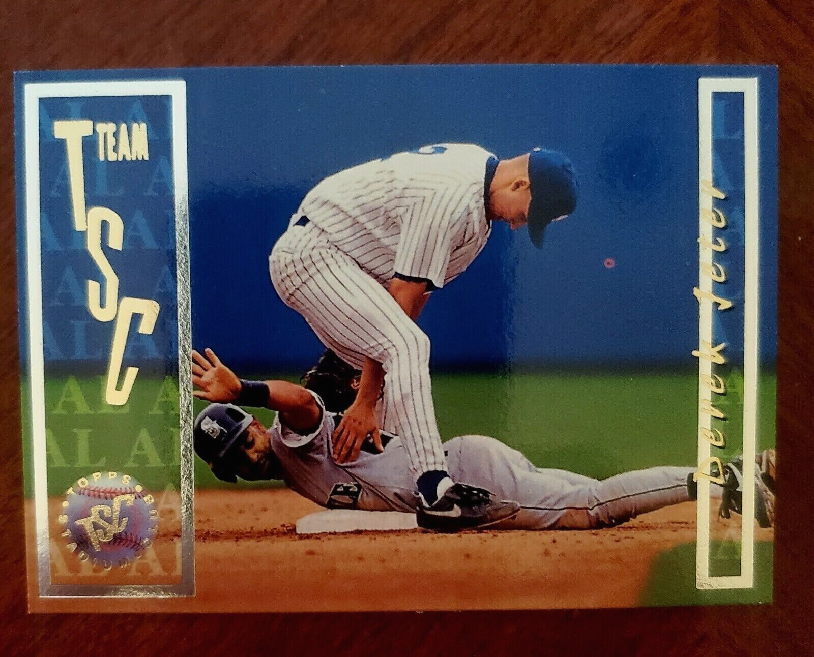 Derek Jeter 1996 Topps Stadium Club Mantle Cereal Box Silver #260 RC Rookie RARE