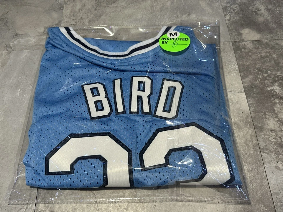 Новая баскетбольная футболка без ценников Indiana State Sycamores NCAA Larry Bird размер средний M #33 - Изображение 3 из 3