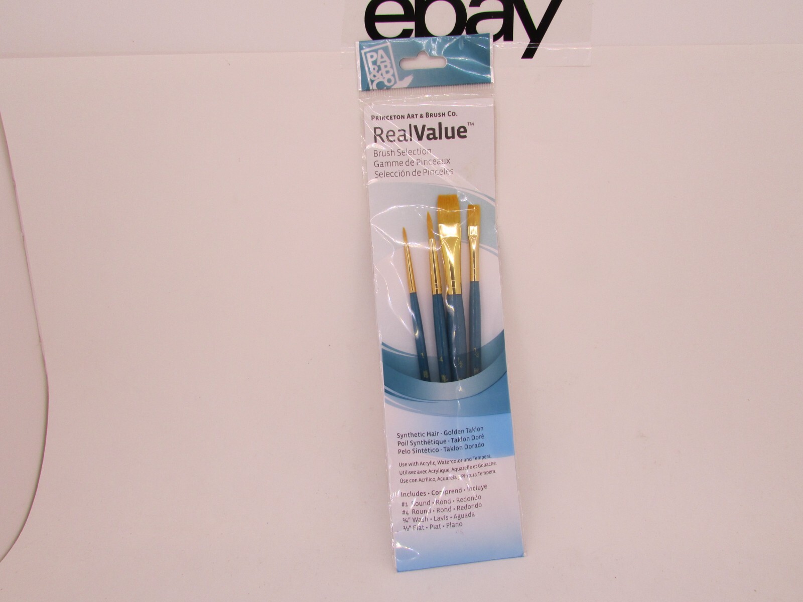 PRINCETON ART & BRUSH COMPANY SET OF 4 BRUSHES 