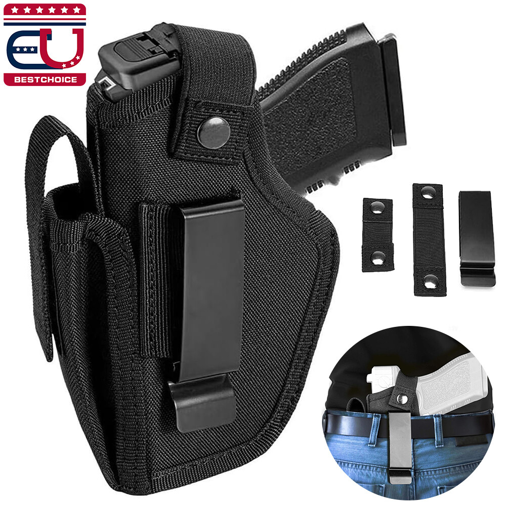 Universal Tactical Gun Holster with Mag Pouch Concealed Carry