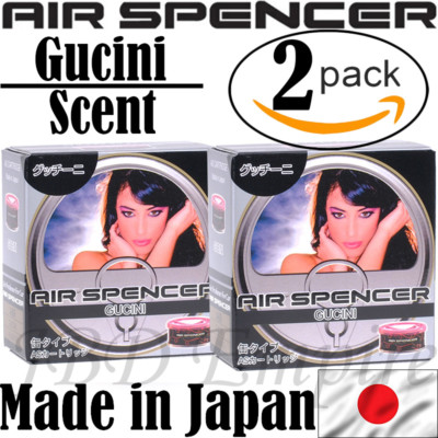 AIR SPENCER AS CARTRIDGE FRESHENER EIKOSHA CS-X3 Made in Japan 2 Pack A69 Gucini