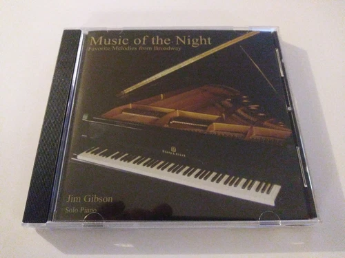 Music Of The Night - Jim Gibson Solo Piano CD - Great Condition & Free Shipping