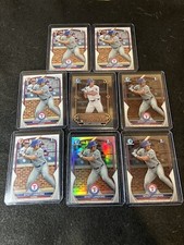 2023 Bowman Draft Baseball Refractor Wyatt Langford And Base