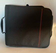 Choice Faux Black Leather or Acrylic DVD/CD Organizer Holder Storage Case Bags