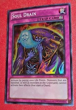 1x Yu-Gi-Oh! Soul Drain - AP04-EN013 - Super Rare - NM