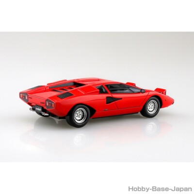 Lamborghini Countach LP400 (Red) 1/32 AOSHIMA The Snap Kit No.20-A