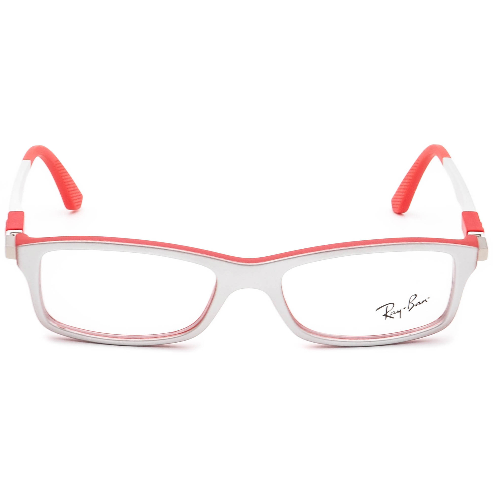 Ray-Ban Kids' Eyeglasses RB 1546 3632 Gray&Red Rectangular Frame 48[]16 ...