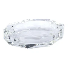 Thick Crystal Glass Ashtray Cigar - Decorative Cigar Ashtray - Cigar Accessory