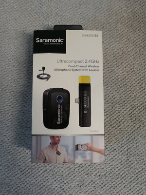 Saramonic Blink 500 B5 USB-C Wireless Microphone System - VG/EX Condition