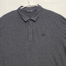 Travis Mathew Polo Shirt Men  s Size XL Gray Golf