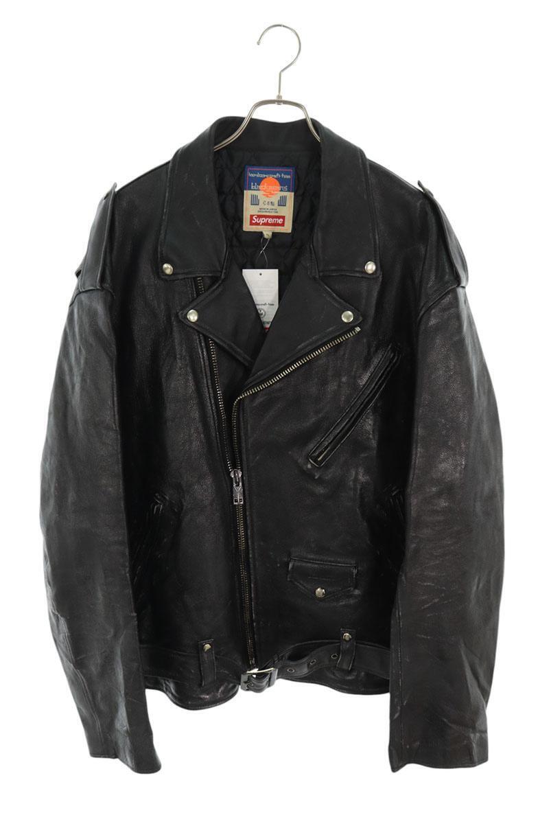 Supreme Blackmeans Leather Jacket 23AW Size XL Painted Supreme Blackmeans Leather Jacket 23AW Size XL Painted