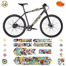 Sticker Kit Bomb Cartoon Vinyl Strips Frame Bike Road Mtb Strip