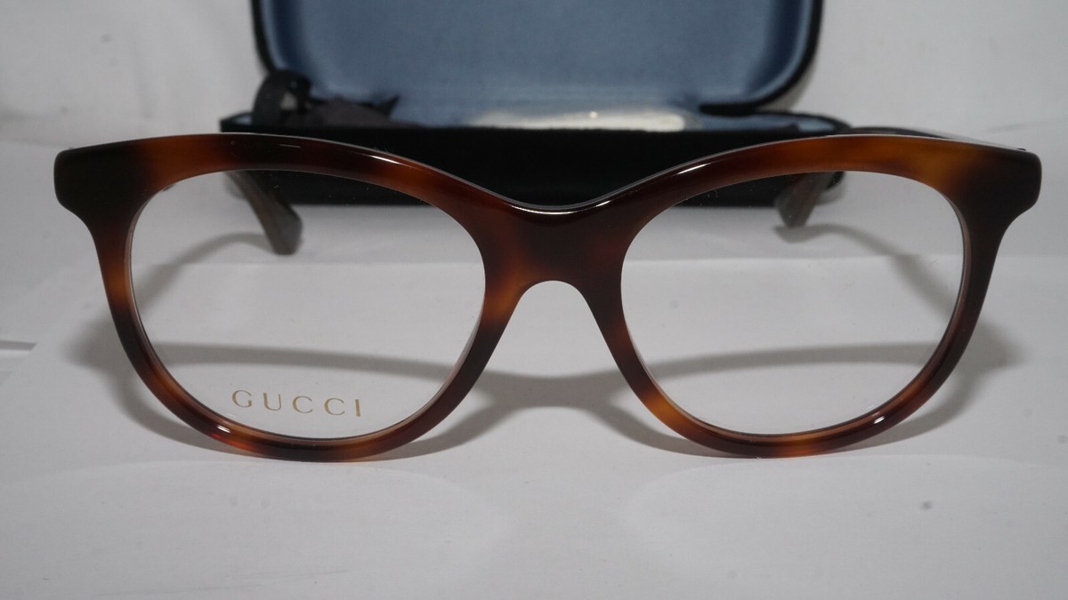 GUCCI(グッチ) GG0167O 002 メガネ GUCCI Eyeglasses New Havana Transparent GG0167O 002 51 18