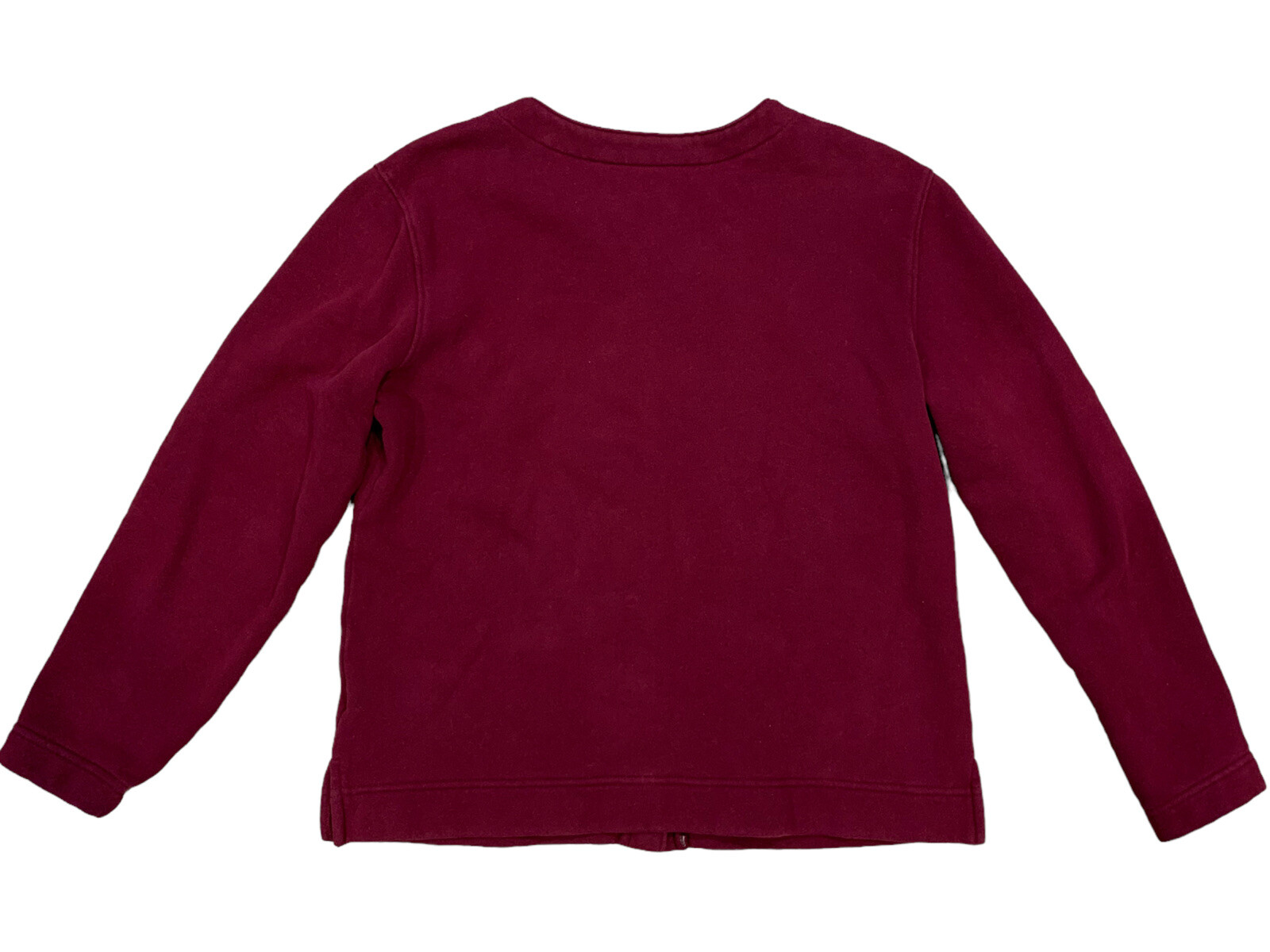 Classic Elements Burgandy Button Cardigan Multico… - image 2