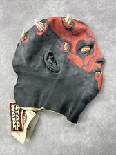 VTG 90 s Star Wars Darth Maul Mask Don Post Studios Latex Rubber Mask NWT