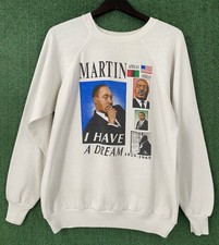 VTG 80  s Martin Luther King Jr I Have A Dream Sweatshirt Men  s SZ Large USA Made