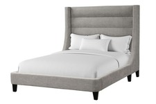 Parker Living Sleep Jacob Traditional Fabric Queen Bed in Luxe Light Gray