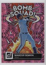 2022 Panini Donruss Bomb Squad Pink Fireworks Marcus Semien #BS-4 16s2