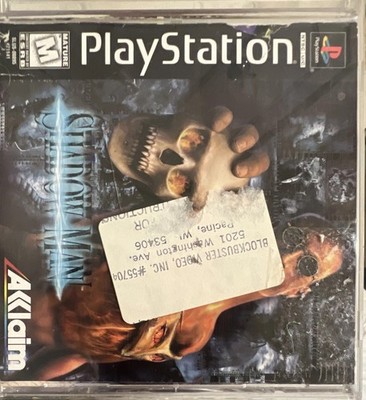 Acclaim Shadow Man Sony PlayStation 1 Manual Included Note: blockbuste game 