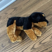 Animal Alley Rottweiler Dog Laying Down 17" Plush Stuffed Animal Toys R Us