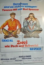 Filmplakat ZWEI WIE PECH UND SCHWEFEL A1 Bud Spencer Terence Hill ColumbiaFackel