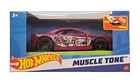 HOT WHEELS PULLBACK CAR - MUSCLE TONE PINK HMY09