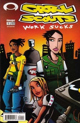 GRRL SCOUTS Work Sucks Set (Image Comics/2003)*Full Run!