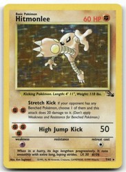 Hitmonlee 7/62 Fossil Holo Rare