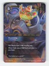 Rumble - Scrapper (Alternate Art) 089A/221 Spiritforged Riftbound Foil NM — live eBay listing