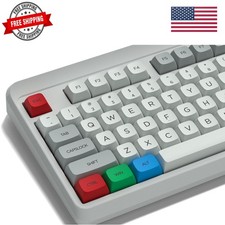 Retro keycaps Japanese Style Double Shot PBT Keycaps Set dye Sublimation Cust...