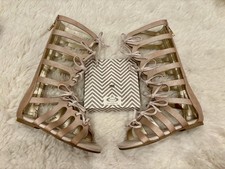 Joyfolie Champagne Girls Shoes Gladiators Sandals Boots Girls Size 9