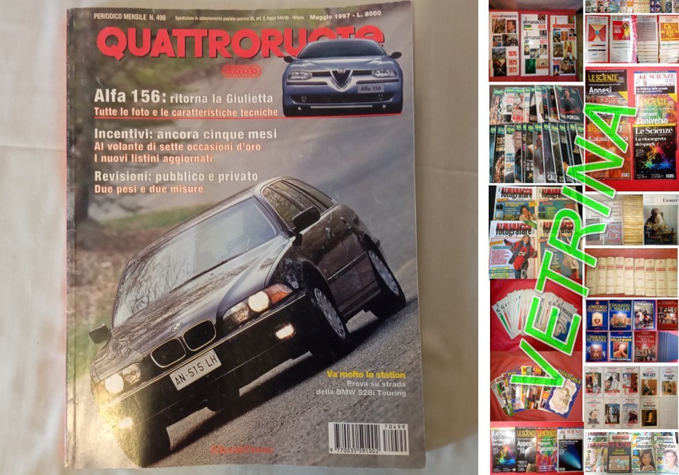 RIVISTA QUATTRORUOTE n.499. Maggio 1997. Usato, ben conservato, e altre a pezzo