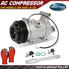 AC Compressor with Clutch & 6-Groove for Mazd...