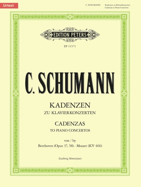 Cadenzas to Piano Concertos 9790014133337