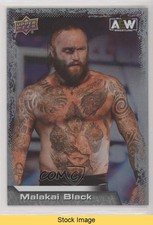 2022 Upper Deck AEW All Elite Wrestling Silver Foil Malakai Black #51 READ 1g4p
