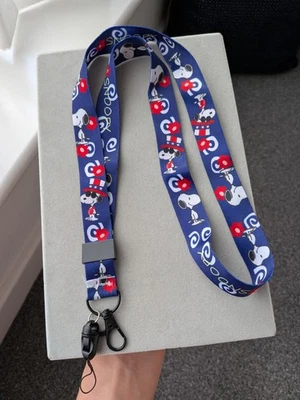SPOONY ​Snoopy & Woodstock Peanuts Cute Neck Strap Lanyard - ID Badge Key Holder