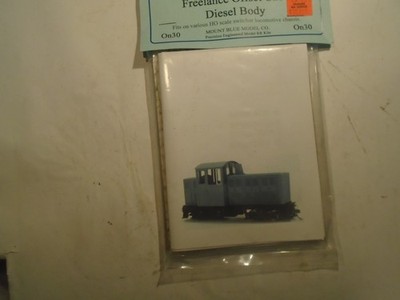 MOUNT BLUE CO FREELANCE KIT 1-18b OFFSET CAB DIESEL BODY, FACTORY SEAL  5-201-5