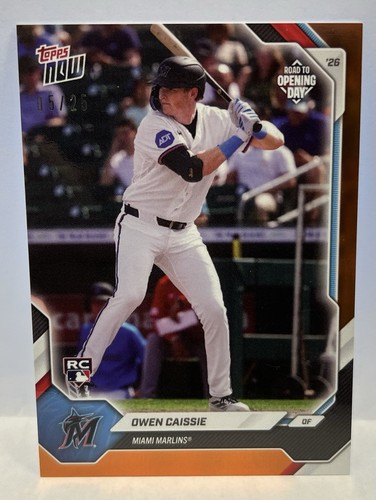 2026 Topps Now OD-162 Owen Caissie